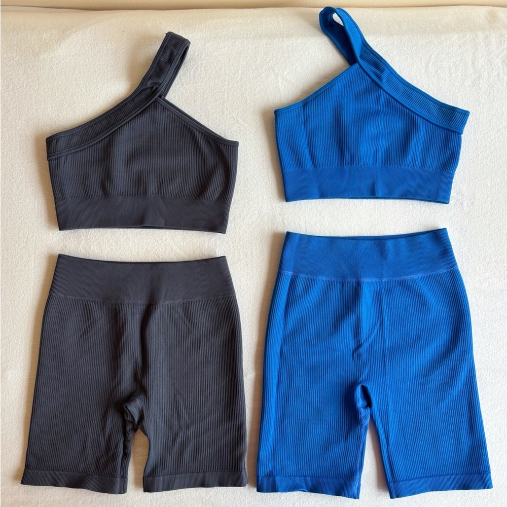 ribbed workout set bundle